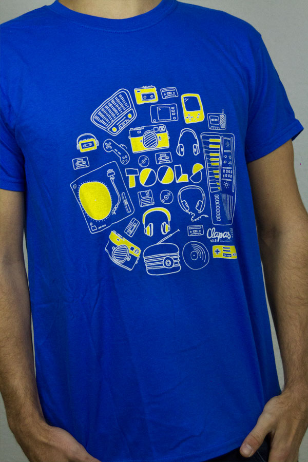 Tee-shirt Radio Clapas Bleu