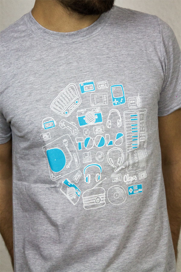 Tee-shirt Radio Clapas gris